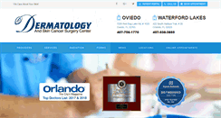 Desktop Screenshot of orlandodermatologycenter.com